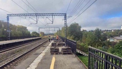 На ж/д станции «Боголюбово» под Владимиром начался капремонт платформы