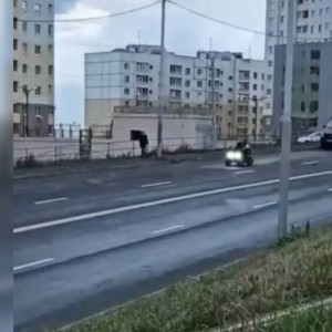 Двое детей проехались по дорогам Владимира на квадроцикле