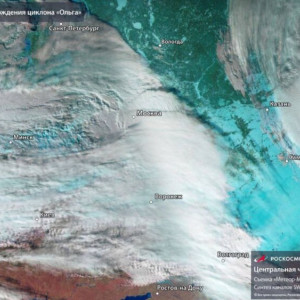 Роскосмос показал снимок циклона Ольги