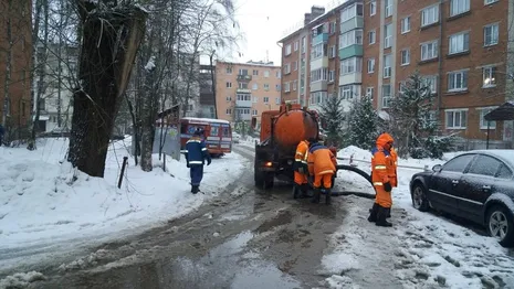 Улицы Владимира затопило талой водой