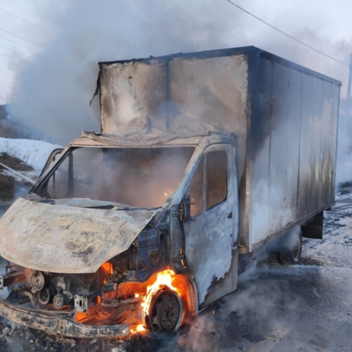 Во Владимире на Куйбышева загорелась ГАЗель - День во Владимире