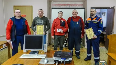В Коврове наградили спасателей за многолетнюю работу