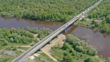 Во Владимире открыли движение по мосту через Клязьму