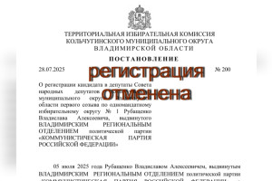 В Кольчугино суд снял с выборов кандидатуру депутата от «КПРФ»