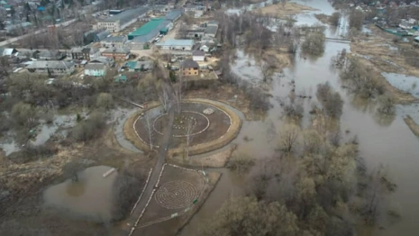 Как выглядит затопленный Киржач с высоты птичьего полета?
