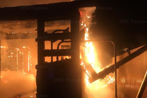 В селе под Суздалем огонь уничтожил частный дом