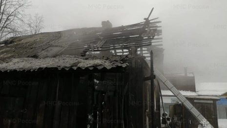 Во Владимирской области на пожаре пострадала женщина