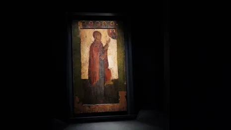 Во Владимире выставили Боголюбскую икону Божией Матери 12 века