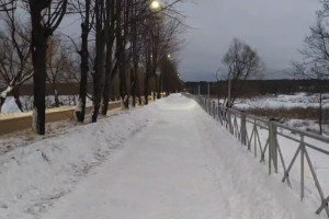 В Киржаче на плотине через реку Вахчилка оборудовали пешеходную зону