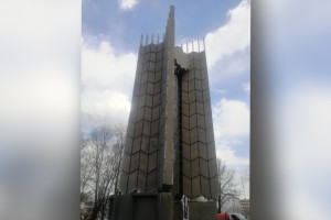 Во Владимирской области со стелы пропали серп и молот 