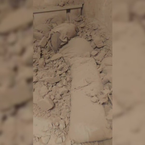 «Здесь была моя спальня». Житель Першино снял на видео уничтоженный снарядами дом