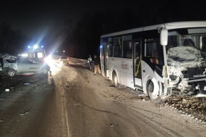 Водитель «Лады» погиб в ДТП с пассажирским автобусом в Собинском районе