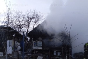 При пожаре в бане в Гороховецком районе пострадал человек