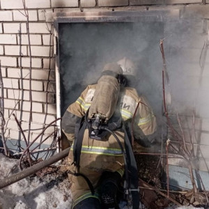 Во Владимирской области сгорели пиломатериалы