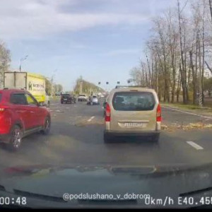 Во Владимире ураган повалил дерево на дорогу