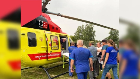 Впервые из Гороховца во Владимир пациента транспортировали вертолетом