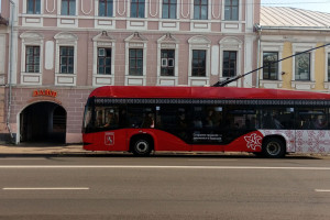 Во Владимире новые троллейбусы выехали на маршрут №8