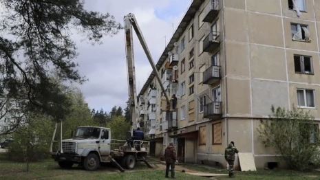 Власти показали на видео наиболее пострадавший от взрывов поселок в Киржачском районе