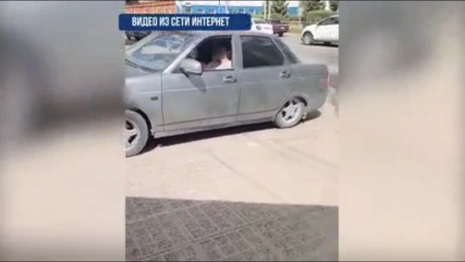 В Александрове водителя оштрафовали за езду на легковушке с ребенком на коленях