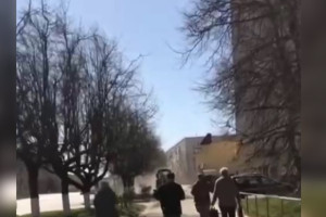 Во Владимире пешеходы рисковали задохнуться от пыльной уборки дорог