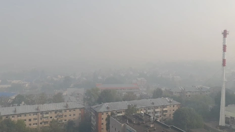 Владимирцы показали на фото и видео окутанный густым смогом город