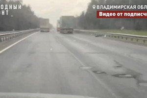 Трассу М-7 во Владимирской области до сих пор не отремонтировали