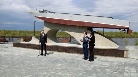 В Гороховце открыли аллею и сквер воинской славы судостроителей
