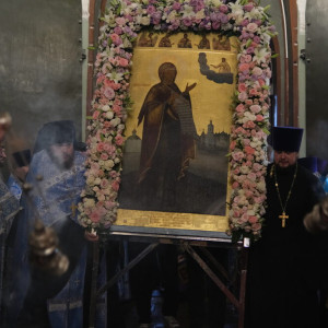 Боголюбскую икону Божией Матери доставили в Успенский собор во Владимире