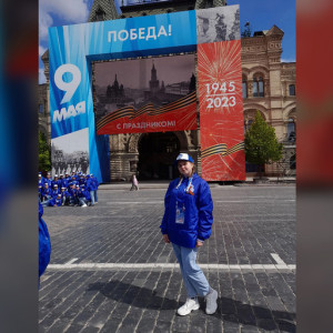 Владимирский волонтер принял участие в Параде Победы на Красной площади