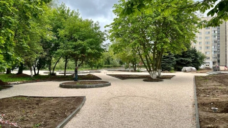 Во Владимире преобразился будущий сквер на проспекте Ленина