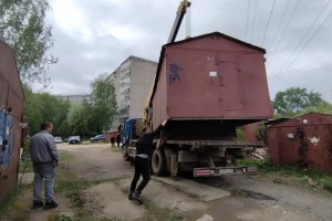 Во Владимире снесли гаражи на Жуковского