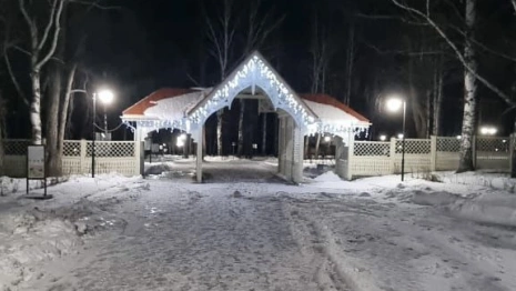 В Гороховце улица и парк с детской площадкой утонули в темноте