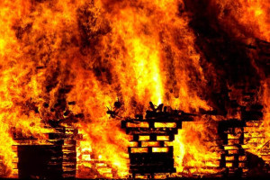 Во Владимирской области за ночь случилось 2 крупных пожара