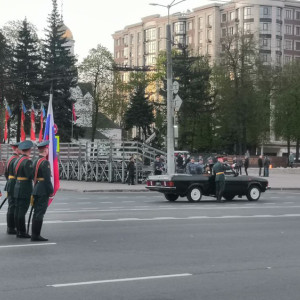 Во Владимире прошла первая репетиция военного парада