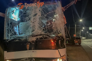 Под Камешково московский автобус с 47-ю пассажирами столкнулся с ГАЗелью