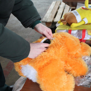 Владимирские таможенники нашли насвай внутри мягкой игрушки