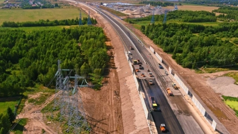 До конца года запустят 100 км проходящей по Владимирской области трассы М-12 Москва-Казань