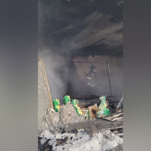 В поселке под Кольчугино загорелось производство