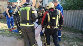 Во Владимире на пожаре спасли пожилую женщину