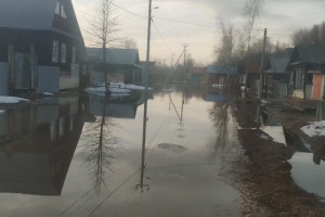 Жители Вязников забили тревогу из-за выходящей из берегов речки Волшник