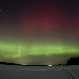 В небе над Владимирской областью заметили первое в 2024 году северное сияние