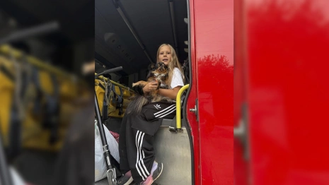 Злая собака заблокировала семью с маленькой дочкой в гараже во Владимире