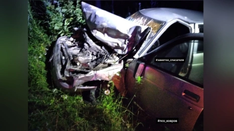 Пострадавшего в ДТП под Ковровом доставали спасатели