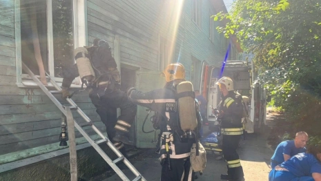 При пожаре во Владимире 50-летний мужчина отравился угарным газом