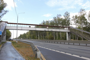 Во Владимирской области на трассе М-7 установят шесть надземных переходов