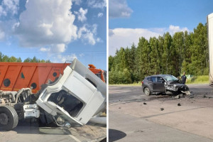 На трассе под Гусь-Хрустальным произошла жуткая авария с тремя машинами
