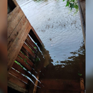 «Воды по колено». В Судогде из-за ливня затопило дом многодетной семьи