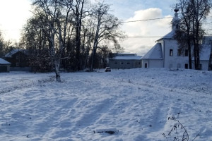 Юрьев-Польский за ночь завалило снегом