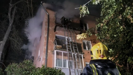 Во Владимире при пожаре на улице Усти-на-Лабе пострадал 43-летний мужчина