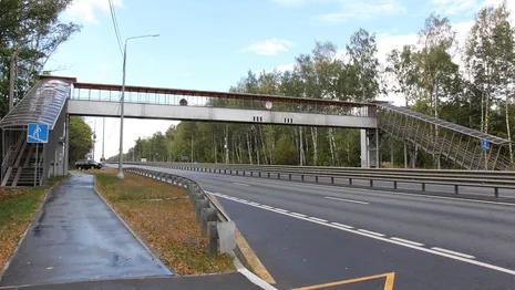 Трассу М-7 Волга под Гороховцом перекроют из-за монтажа надземных переходов